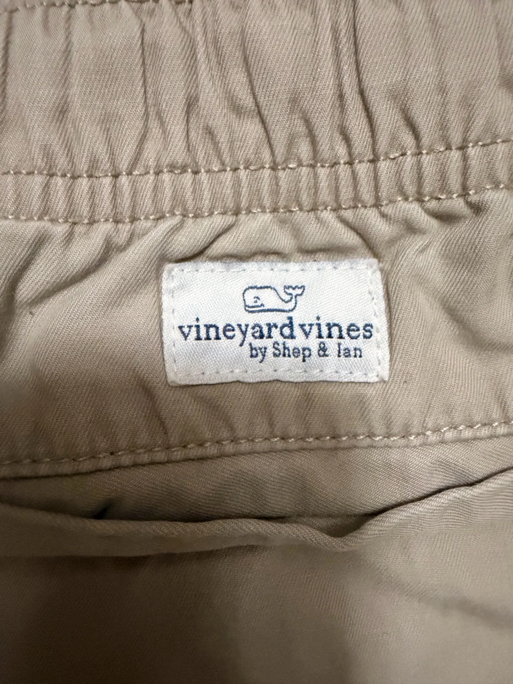 Vineyard Vines Boy’s Khaki Elastic Waist Shorts